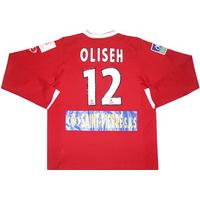 2007-08 Montpellier L/S Match Issue Home Shirt Oliseh #12