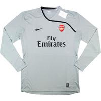 2008-09 Arsenal Player Issue CL Grey GK Shirt *w/Tags* L