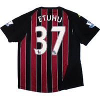 2008-09 Manchester City Match Issue Away Shirt Etuhu #37