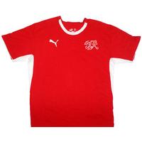 2008-09 Switzerland Puma Training T-Shirt (Excellent) L