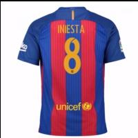 2016-17 Barcelona Sponsored Home Shirt (Iniesta 8)