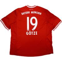 2013 14 bayern munich home shirt gtze 19 excellent 3xl