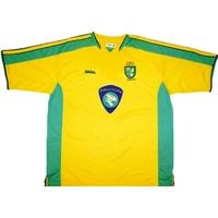 2004 Norwich \'Division 1 Champions\' Home Shirt (Excellent) XXL