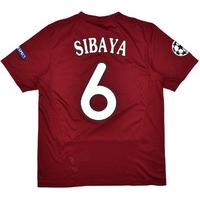 2009-10 Rubin Kazan Match Issue CL Home Shirt SIbaya #6