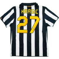 2010-11 Juventus Home Shirt Krasic #27 (Very Good) XL