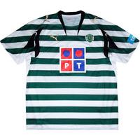 2007-08 Sporting Lisbon Home Shirt (Very Good) XL