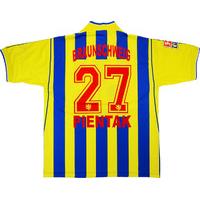 2002-03 Eintracht Braunschweig Match Issue Home Shirt Pientak #27