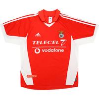 2001-02 Benfica Home Shirt (Very Good) M