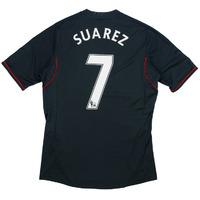 2011-12 Liverpool Away Shirt Suarez #7 (Very Good) S