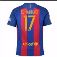 2016-17 Barcelona Sponsored Home Shirt (El Haddadi 17) - Kids