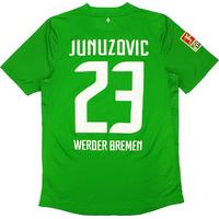 2012 Werder Bremen Match Issue Home Shirt Junuzovic #23