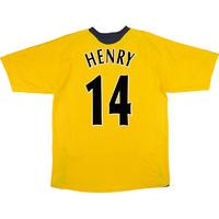 2005 06 arsenal away shirt henry 14 mint xl