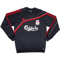 2009 10 liverpool adidas training sweat top very good l