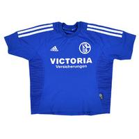 2002-04 Schalke Home Shirt (Good) S.Boys