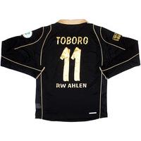 2007-08 Rot-Weiss Ahlen Match Issue Away L/S Shirt Toborg #11