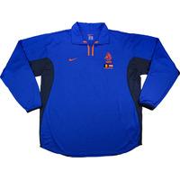 2000 Holland Match Issue Away L/S Shirt Bogarde #5 (v Belgium)