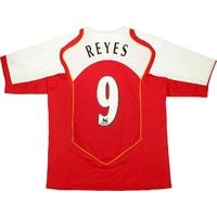 2004-05 Arsenal Home Shirt Reyes #9 (Very Good) L