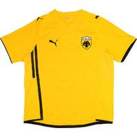 2009 10 aek athens home shirt excellent xl