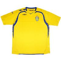 2007-09 Sweden Home Shirt *Mint* M