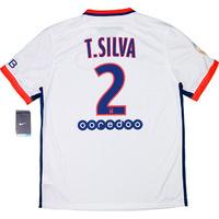 2015-16 Paris Saint-Germain Away Shirt T.Silva #2 *w/Tags*