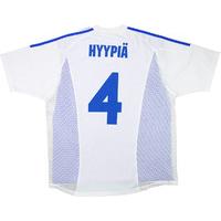 2002-04 Finland Authentic Player Issue Home Shirt Hyypiä #4 (Very Good) XL