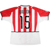 2002-03 PSV Match Issue CL Home Shirt Wilson #15