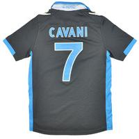 2011-12 Napoli Away Shirt Cavani #7 (Very Good) M.Boys