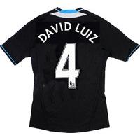 2011-12 Chelsea Away Shirt Luiz #4 (Excellent) S