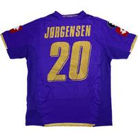 2007 08 fiorentina match worn uefa cup home shirt jrgensen 20 v psv