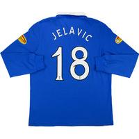 2010-11 Rangers Home L/S Shirt Jelavic #18 (Very Good) L