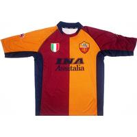 2001 02 roma european shirt excellent xxl