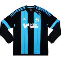 2015-16 Olympique Marseille Adizero Player Issue Away L/S Shirt *w/Tags*
