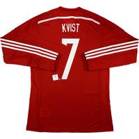 2014-15 Denmark Player Issue Adizero Home L/S Shirt Kvist #7 *w/Tags*