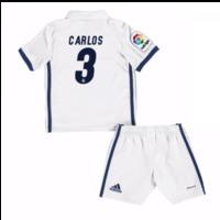 2016-17 Real Madrid Kids Home Mini Kit (Carlos 3)