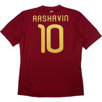 2009 11 russia home shirt arshavin 10 mint m