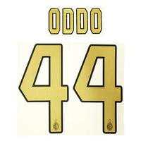 2004 07 ac milan player issue home oddo 44 name set