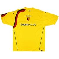 2005-06 Watford Home Shirt (Very Good) XL