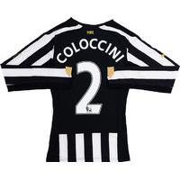 2014-15 Newcastle Player Issue ACTV Fit Home L/S Shirt Coloccini #2 *w/Tags*