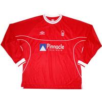 2000-02 Nottingham Forest Home L/S Shirt XL