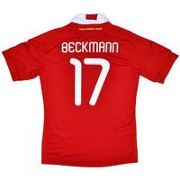 2010-11 Denmark Home Shirt Beckmann #17 M