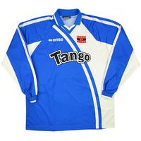 2001-03 Barry Town Match Issue Away L/S Shirt #16