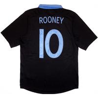 2011-12 England Away Shirt Rooney #10 (Very Good) S