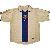 2001-03 Barcelona Away Shirt (Very Good) S