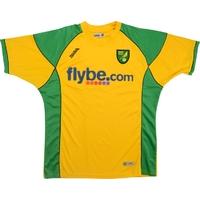 2006-08 Norwich Home Shirt (Excellent) XL