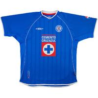 2002 cruz azul home shirt very good xl