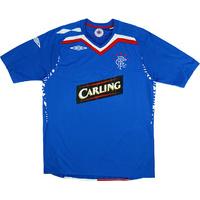 2007-08 Rangers Home Shirt (Good) XL