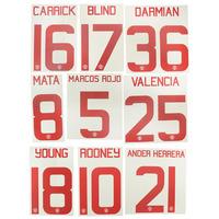 2015-16 Manchester United Away Name Set