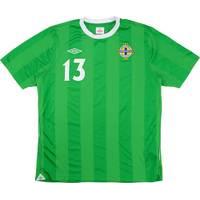 2010-12 Northern Ireland Match Issue Home Shirt #13