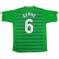 2003-04 Ireland Home Shirt Keane #6 XL