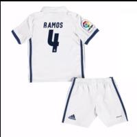 2016-17 Real Madrid Kids Home Mini Kit (Ramos 4)